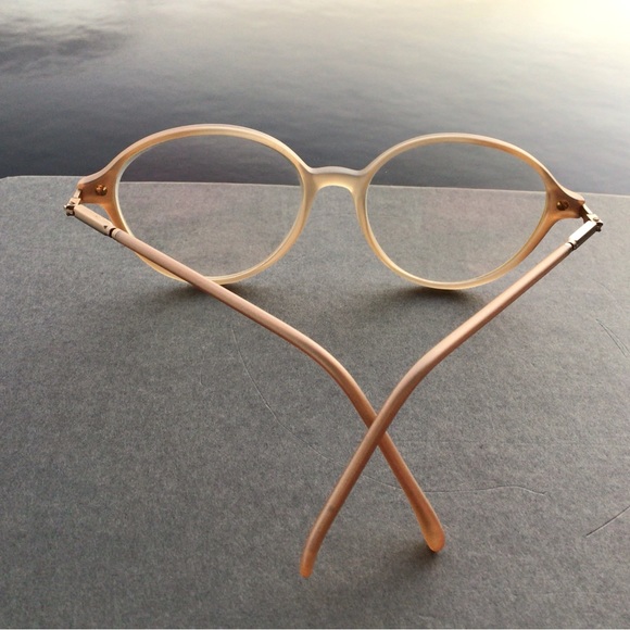 Logo Paris Eyeglasses UZ 940 Polyamide Nylon Crystal Frames with Gold Insert - Picture 10 of 10